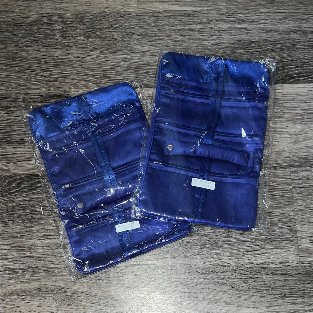 LeVian Royal Blue Satin Organizer